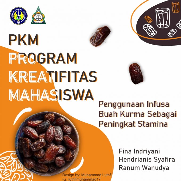 PKM Penggunaan Infusa Buah Kurma Sebagai Peningkat Stamina